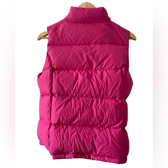 Lily Pulitzer Women’s Reversible Pink Green Puffer Vest, size S, 100% polyester - Picture 6 of 14